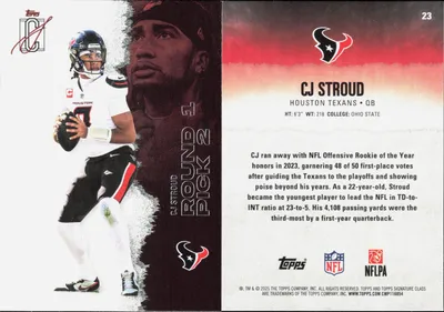 CJ Stroud 2025 Topps Signature Class