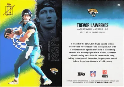 Trevor Lawrence card