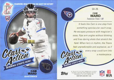 Cam Ward 2025 Topps Signature Class