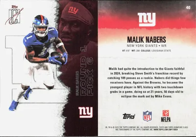 Malik Nabers card