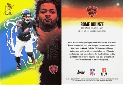 Rome Odunze 2025 Topps Signature Class