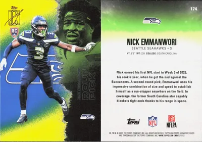Nick Emmanwori 2025 Topps Signature Class