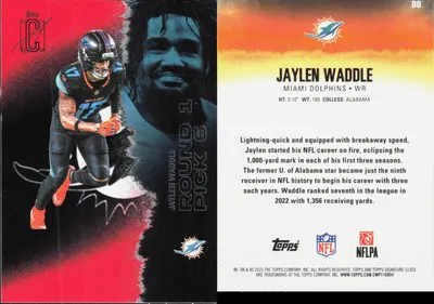 Jaylen Waddle 2025 Topps Signature Class