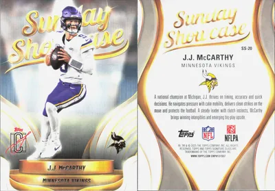 J.J. McCarthy 2025 Topps Signature Class