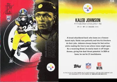 Kaleb Johnson card