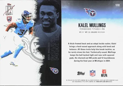 Kalel Mullings 2025 Topps Signature Class