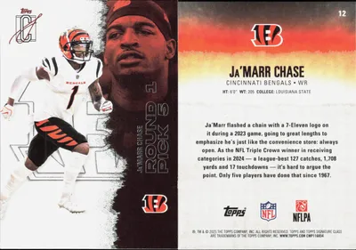 Ja'Marr Chase 2025 Topps Signature Class