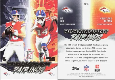 Bo Nix 2025 Topps Signature Class