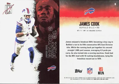 James Cook 2025 Topps Signature Class