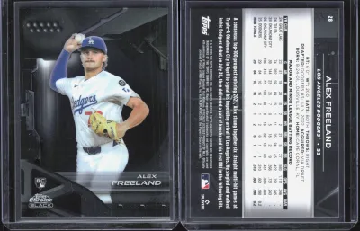 Alex Freeland 2026 Topps Chrome Black