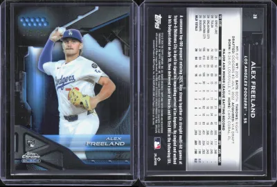 Alex Freeland — 2026 Topps Chrome Black Blue Refractor