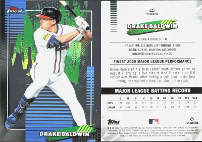 Drake Baldwin 2026 Topps Finest
