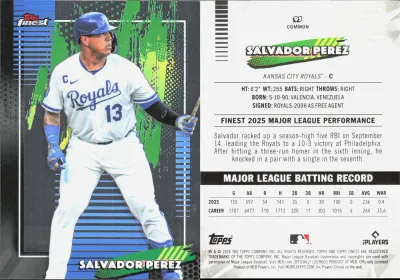 Salvador Perez 2026 Topps Finest