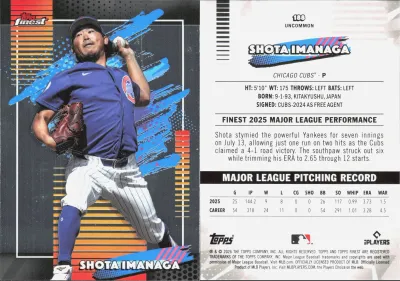 Shota Imanaga card