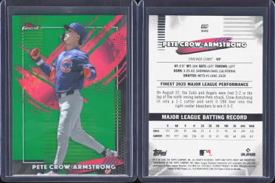 Pete Crow-Armstrong — 2026 Topps Finest Green