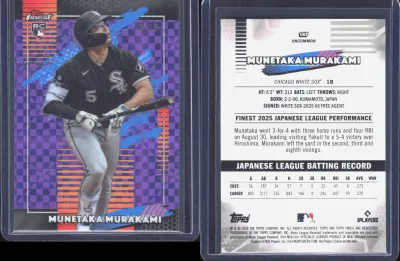 Munetaka Murakami — 2026 Topps Finest Purple X-Fractor