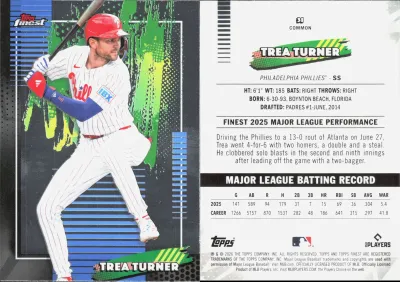 Trea Turner card
