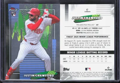 Justin Crawford — 2026 Topps Finest Base Common