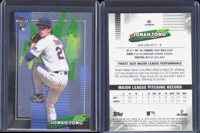 Jonah Tong 2026 Topps Finest