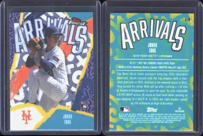 Jonah Tong 2026 Topps Finest