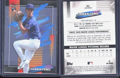 Jonah Tong 2026 Topps Finest