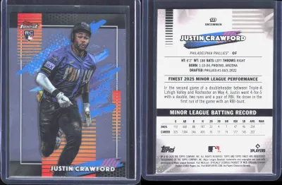 Justin Crawford — 2026 Topps Finest Base Uncommon