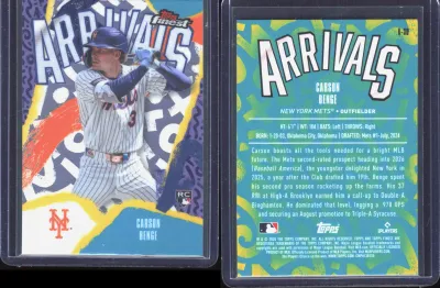 Carson Benge 2026 Topps Finest