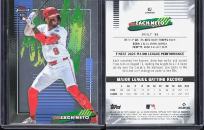Zach Neto 2026 Topps Finest