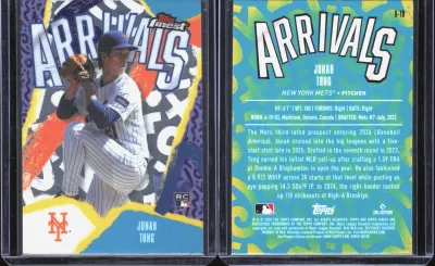 Jonah Tong 2026 Topps Finest