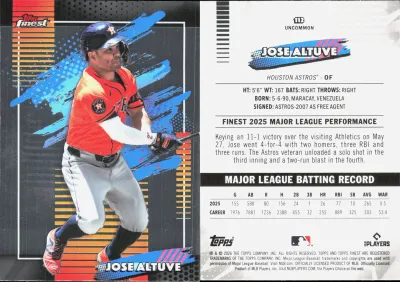 Jose Altuve card
