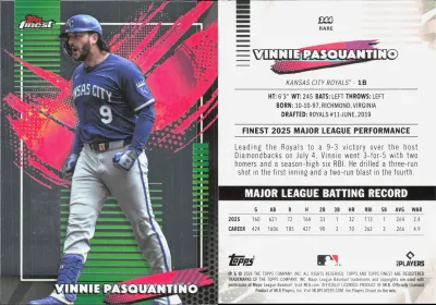 Vinnie Pasquantino 2026 Topps Finest