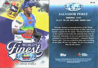 Salvador Perez 2026 Topps Finest