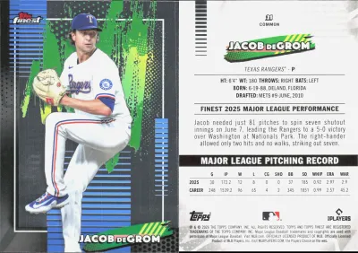 Jacob deGrom card