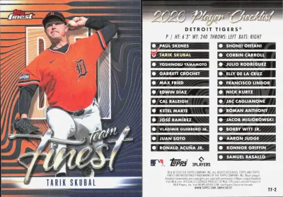 Tarik Skubal 2026 Topps Finest