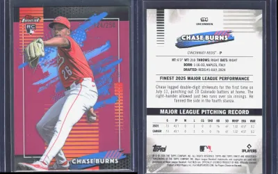 Chase Burns — 2026 Topps Finest Pink
