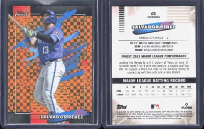 Salvador Perez — 2026 Topps Finest Orange Geometric