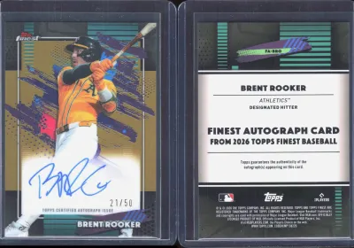 Brent Rooker — 2026 Topps Finest Gold