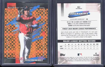 José Ramírez — 2026 Topps Finest Orange Geometric