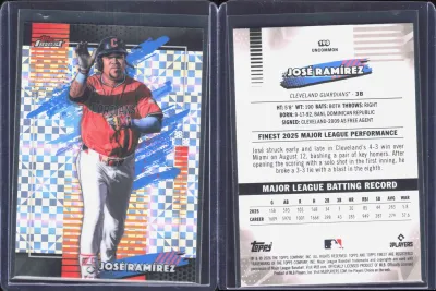 José Ramírez card
