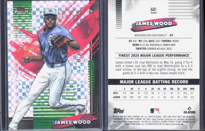 James Wood 2026 Topps Finest
