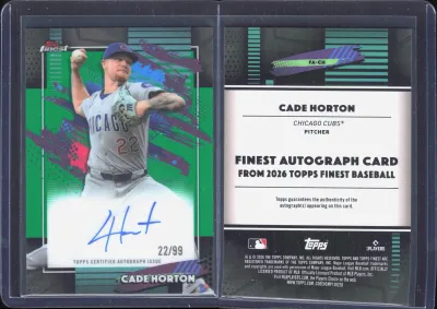 Cade Horton — 2026 Topps Finest Green