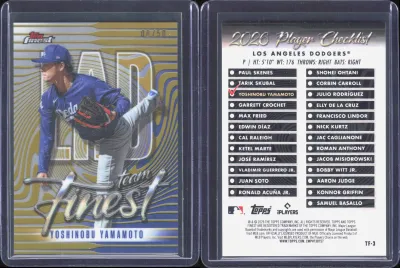 Yoshinobu Yamamoto 2026 Topps Finest