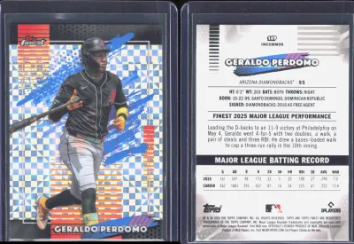Geraldo Perdomo — 2026 Topps Finest X-Fractor