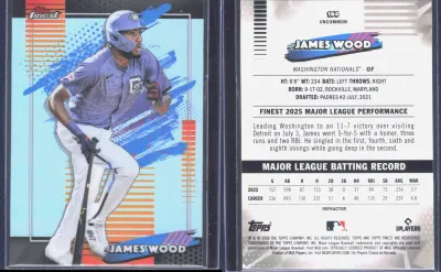 James Wood 2026 Topps Finest