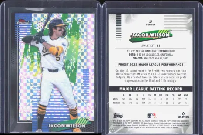 Jacob Wilson 2026 Topps Finest
