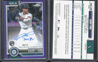 Harry Ford — 2026 Topps Topps Chrome Purple Refractor
