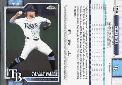 Taylor Walls — 2026 Topps Topps Chrome