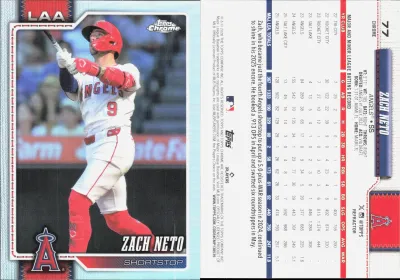 Zach Neto 2026 Topps Topps Chrome