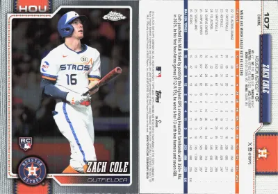 Zach Cole — 2026 Topps Topps Chrome