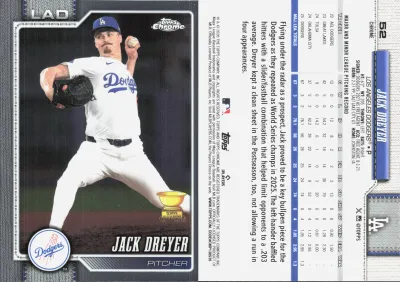 Jack Dreyer — 2026 Topps Topps Chrome